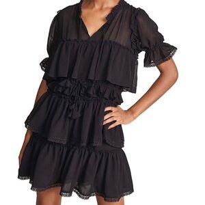 Misa Jazmine Tiered Ruffle Dress